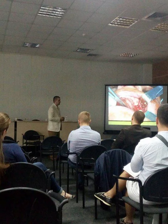 Lecture with a Surgical Procedure Demonstration